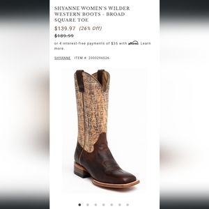 Shyanne Wilder Boots